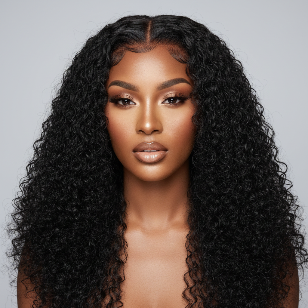 Burmese Curl 30 Inch Frontal Wig