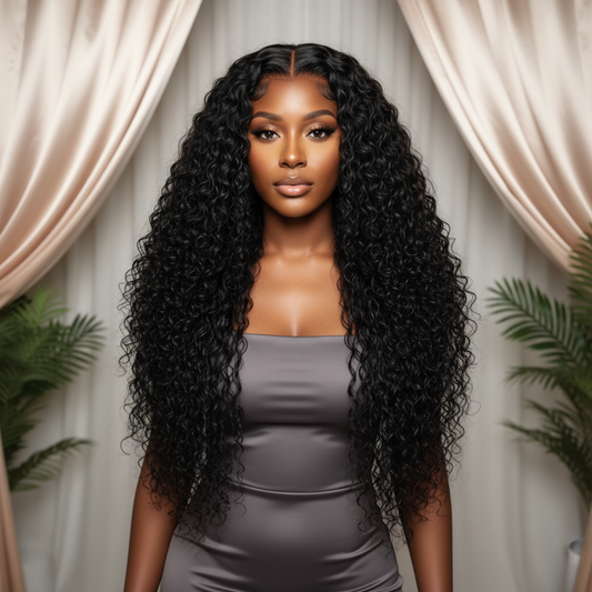 Burmese Curl 30 Inch Frontal Wig