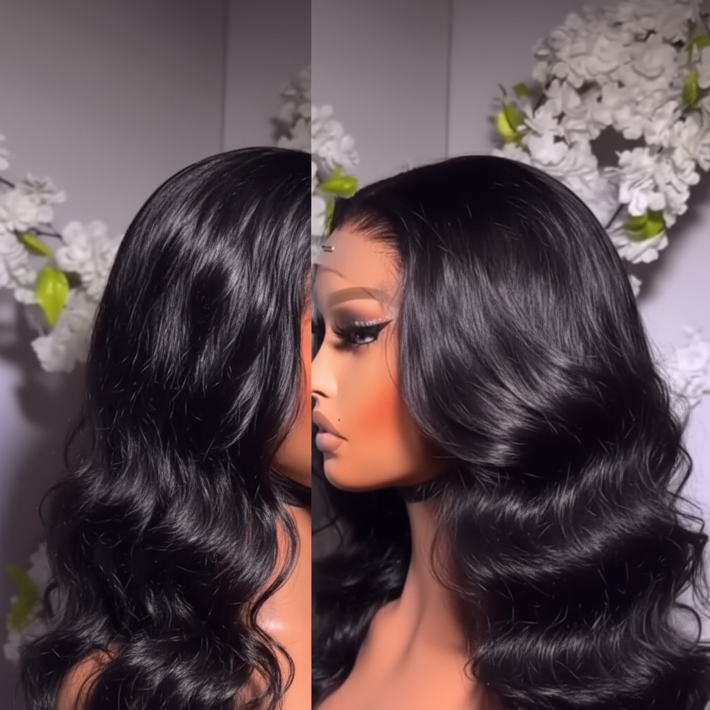 Loose Curl 22 Inch Closure Wig